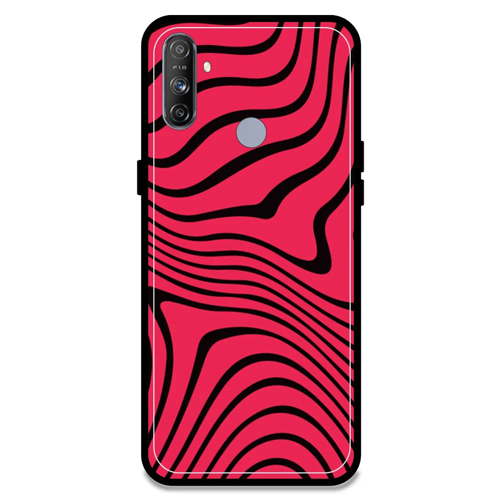 Pink Waves - Armor Case For Realme Models Realme Narzo 10A