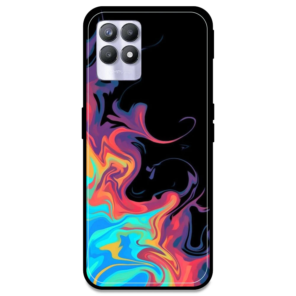Rainbow Watermarble - Armor Case For Realme Models Realme 8i