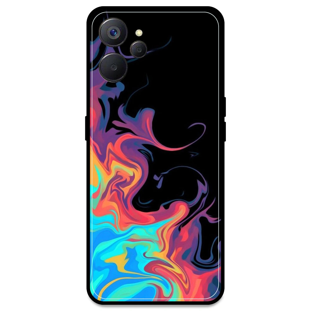 Rainbow Watermarble - Armor Case For Realme Models Realme 9i 5G