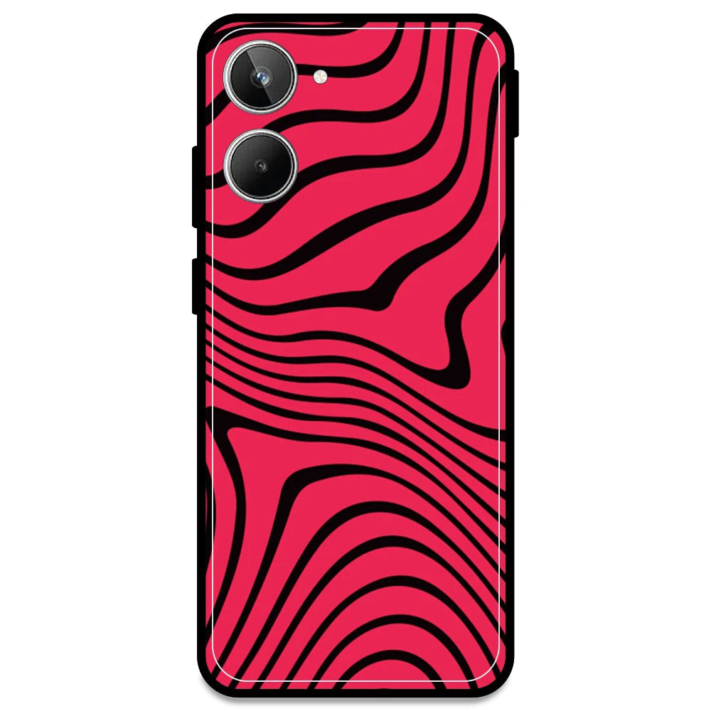 Pink Waves - Armor Case For Realme Models Realme 10 Pro