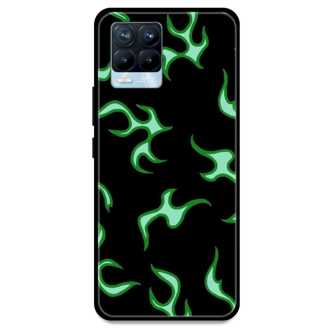 Green Flames - Armor Case For Realme Models Realme 8 Pro