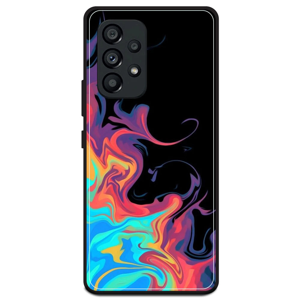 Rainbow Watermarble - Armor Case For Samsung Models Samsung A53 5G