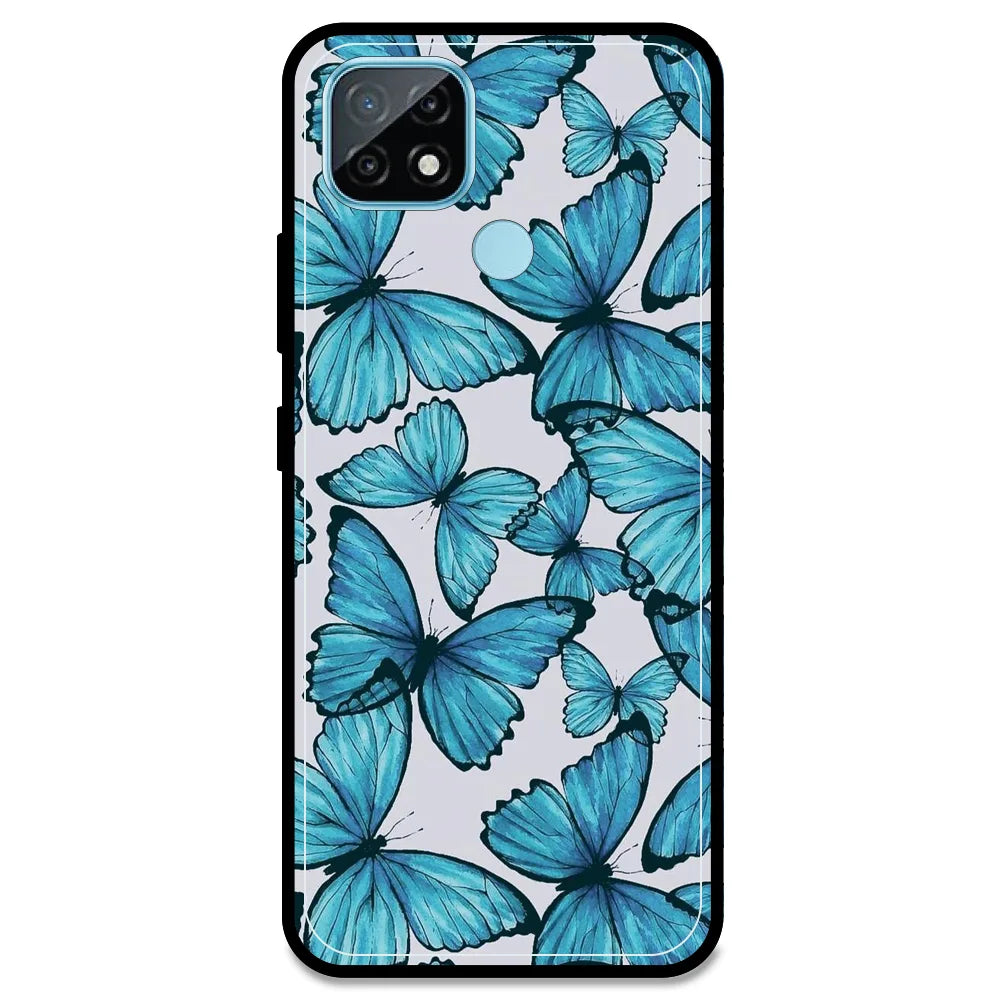 Butterflies - Armor Case For Realme Models Realme C21 (2021)