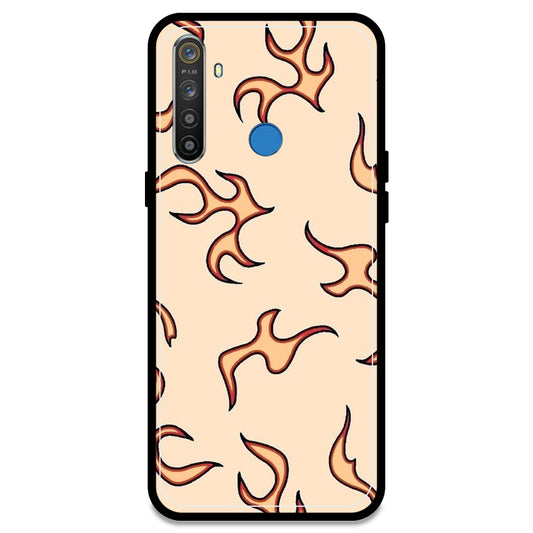 Yellow Flames - Armor Case For Realme Models Realme 5