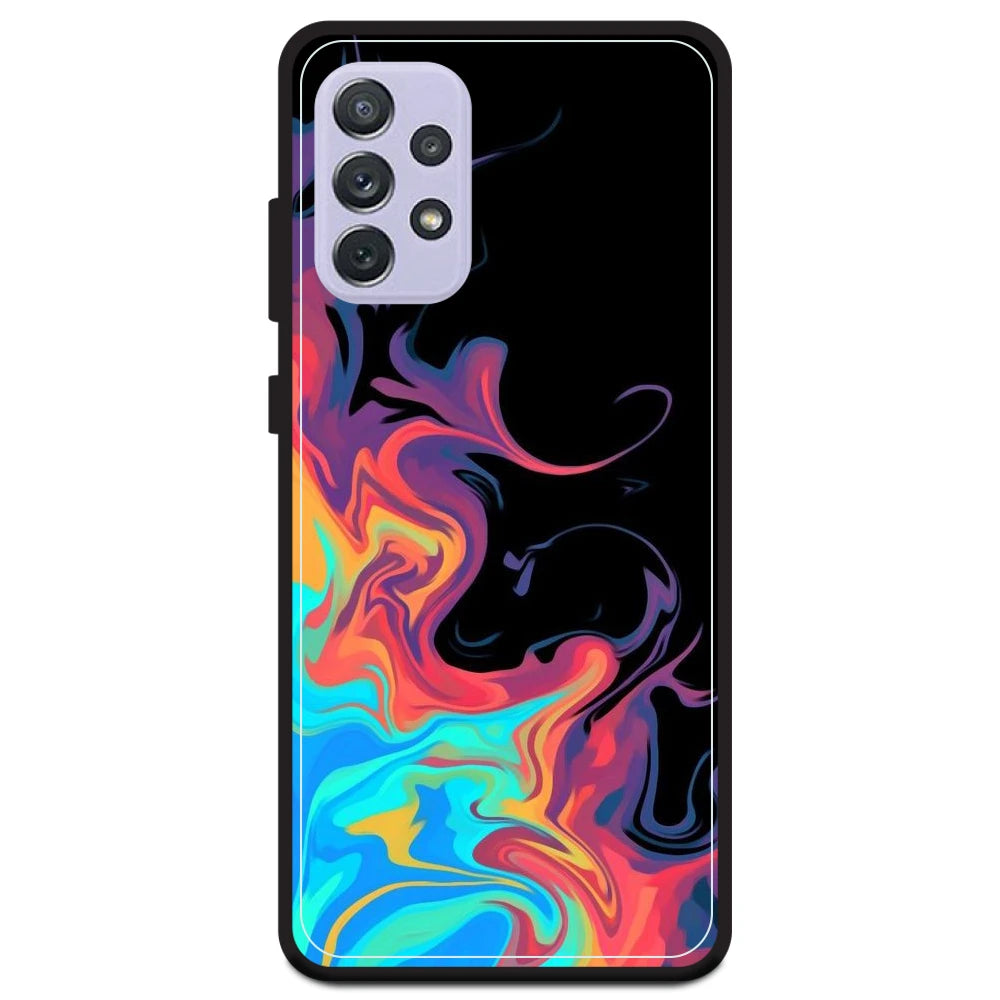 Rainbow Watermarble - Armor Case For Samsung Models Samsung A72