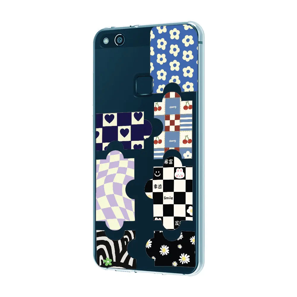 Aesthetic Puzzle - Clear Printed Silicone Case For Apple iPhone Models- infographic