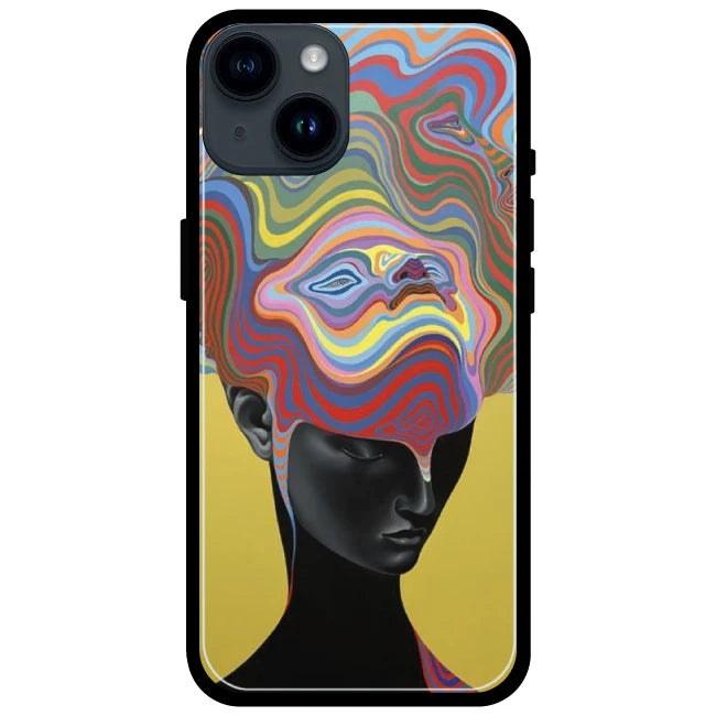 Explosion - Glossy Metal Silicone Case For Apple iPhone Models iPhone 15