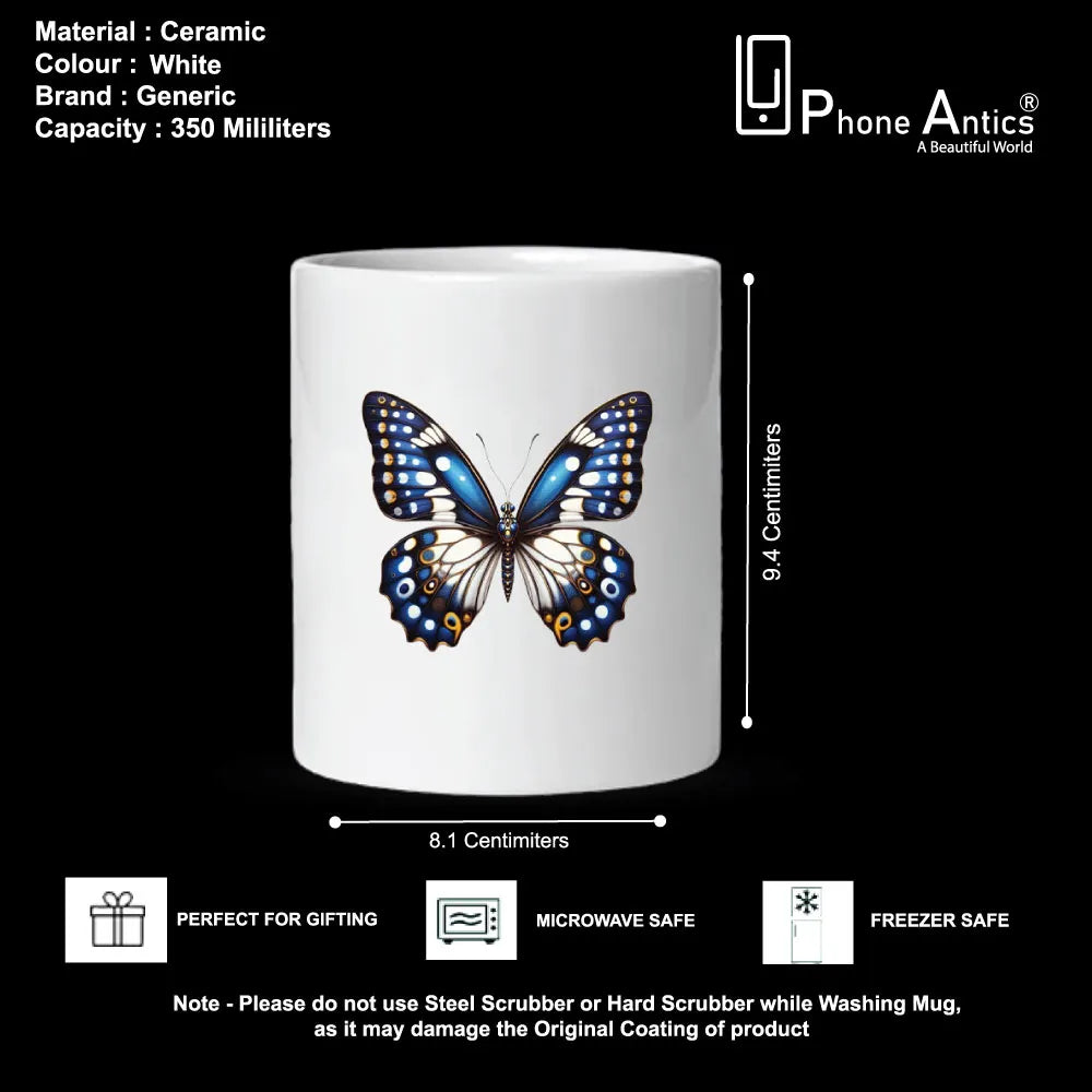 Blue Butterfly - Mug