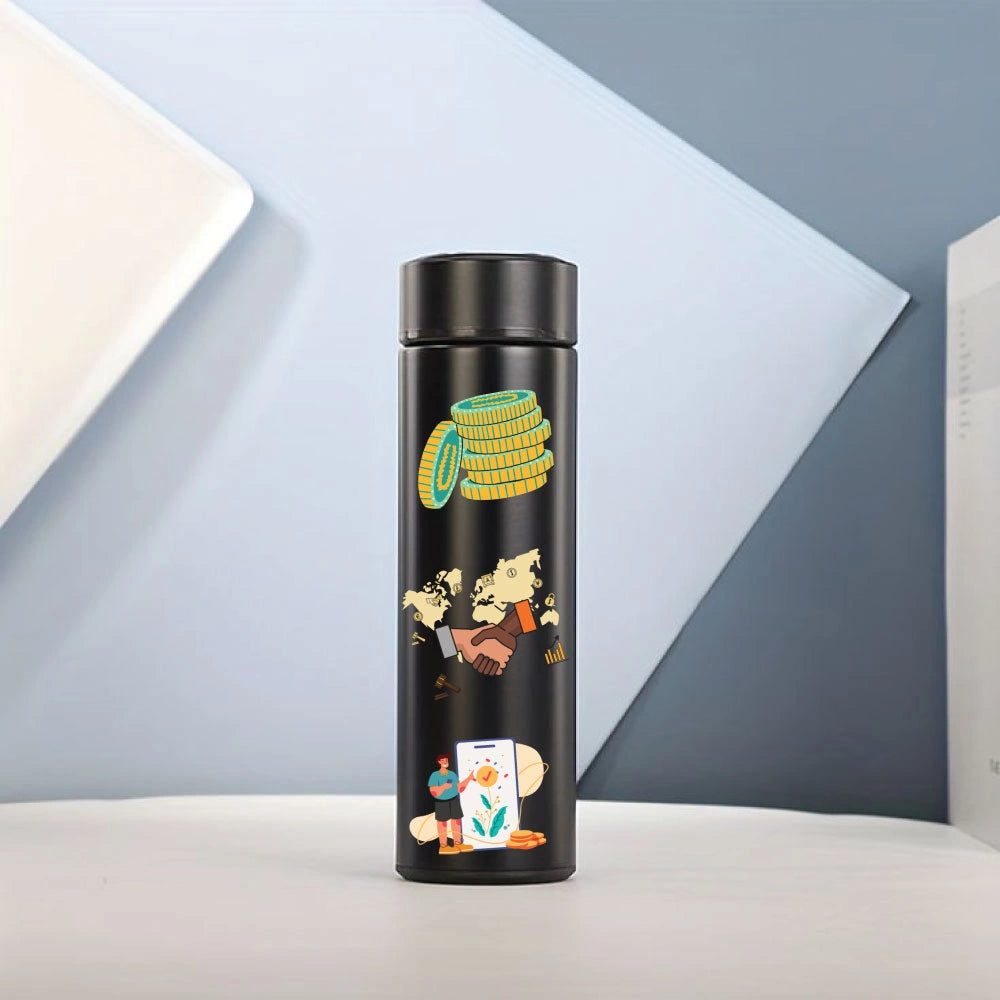 Banking Sticker Bundle – 48 Waterproof Aesthetic Stickers Infographic