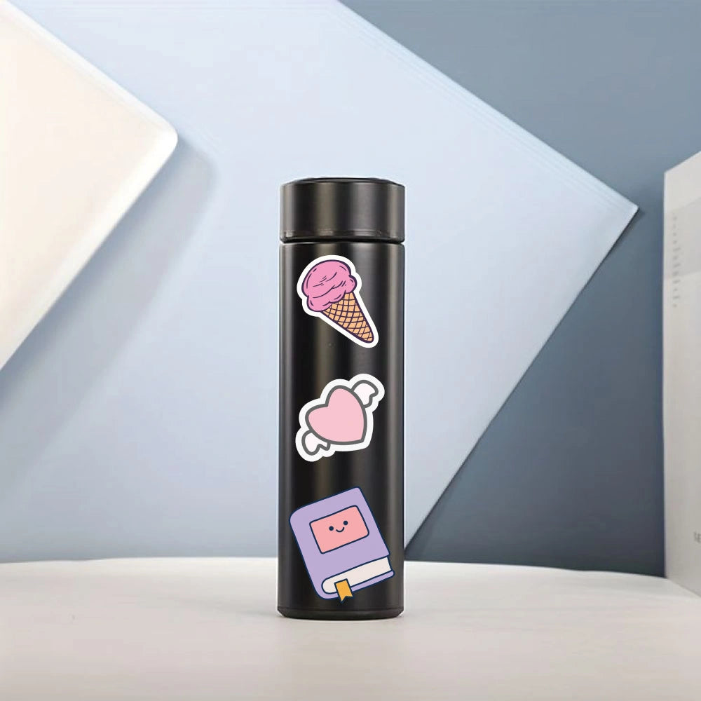 Cute Sticker Bundle – 45 Waterproof Aesthetic Stickers Infographic