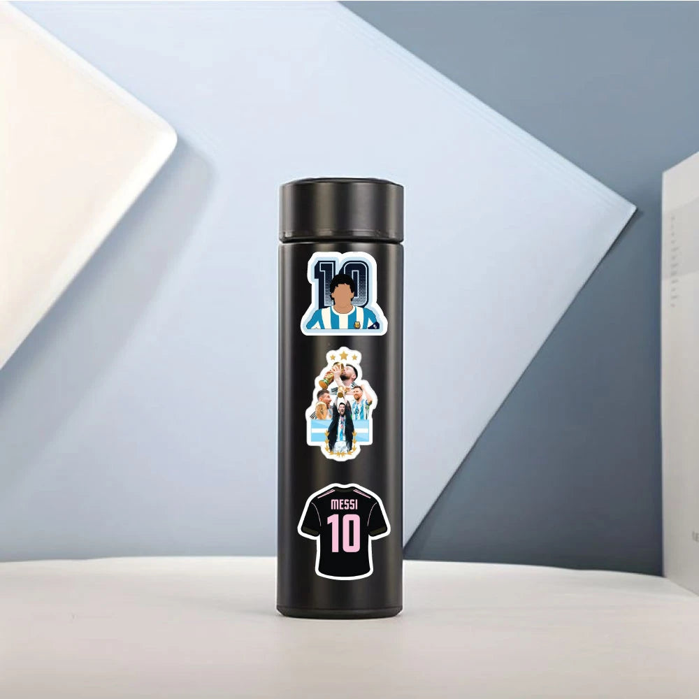 Football Stickers Pack – 42+ Soccer Star Waterproof Stickers Infographic