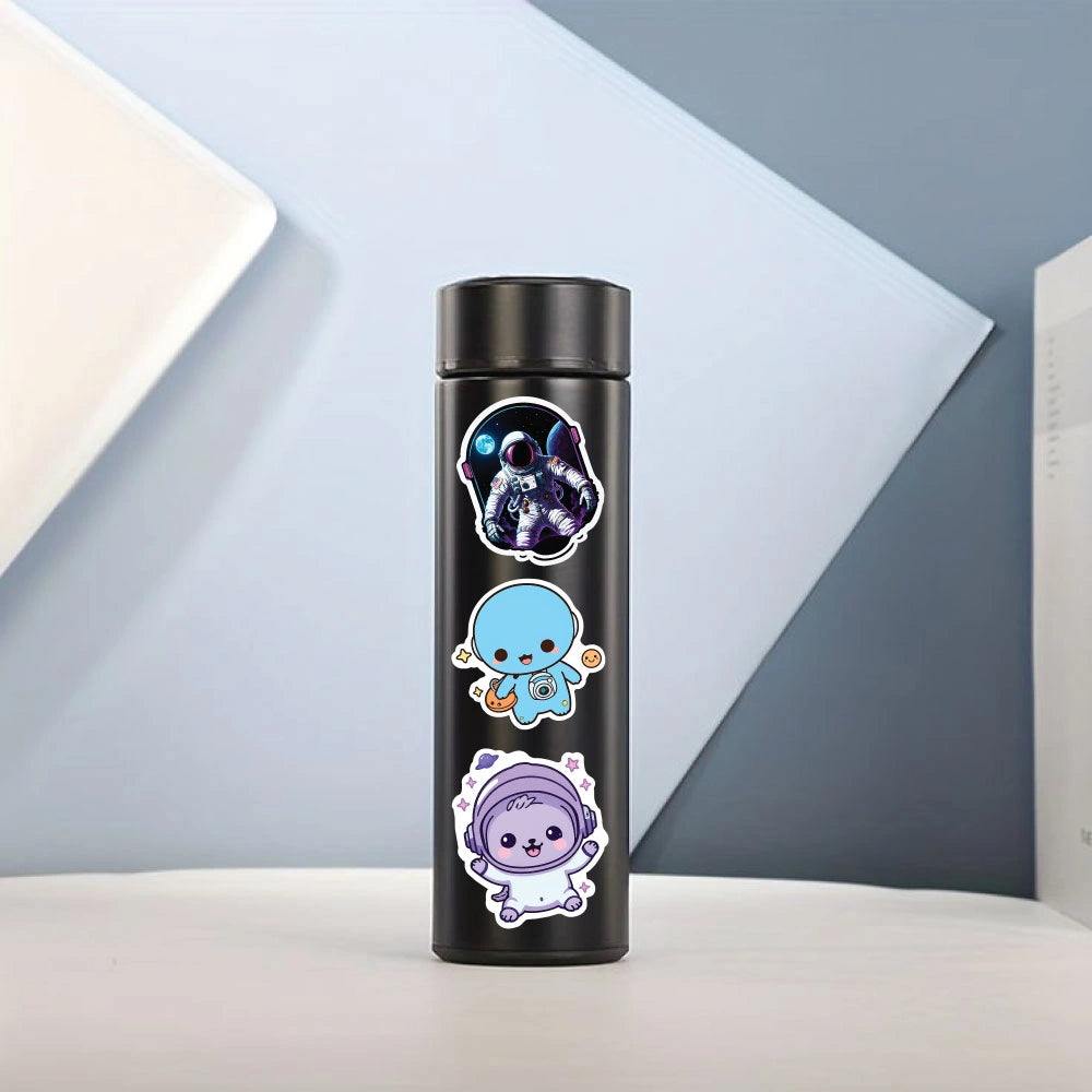 Space Sticker Bundle – 49 Waterproof Aesthetic Stickers Infographic
