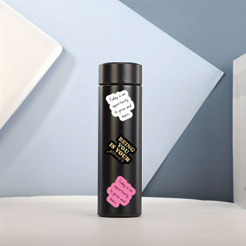 Motivational Sticker Bundle – 45 Waterproof Aesthetic Stickers for Phone Cases, Clear Covers, Journals, Scrapbooks & More