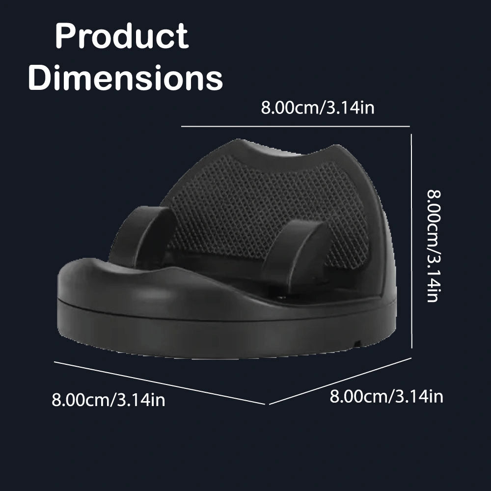 Black car phone holder on a white background Infographic