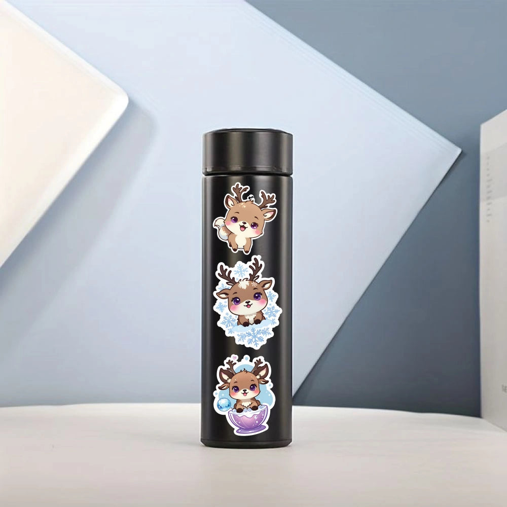 Deer Sticker Bundle – 41 Waterproof Aesthetic Stickers Infographic