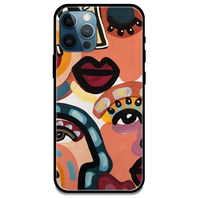 Stop & Stare - Glossy Metal Silicone Case For Apple iPhone Models iPhone 15 Pro