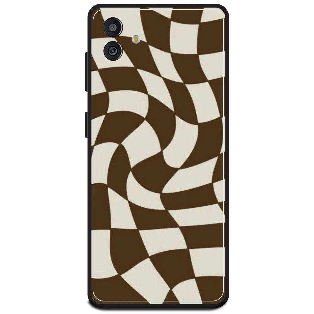 Brown Checks - Armor Case For Samsung Models Samsung M13 5G