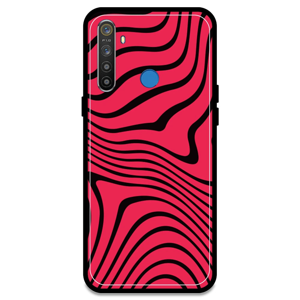 Pink Waves - Armor Case For Realme Models Realme 5S