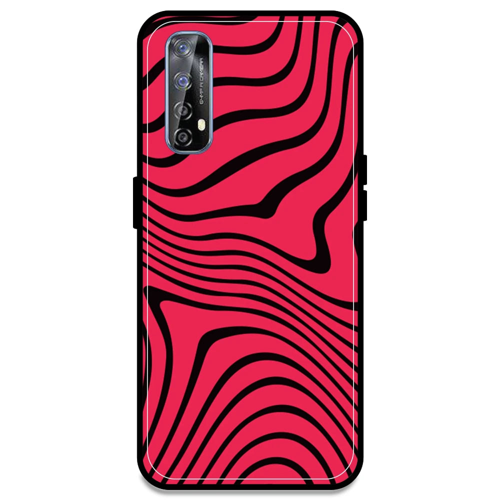 Pink Waves - Armor Case For Realme Models Realme 7