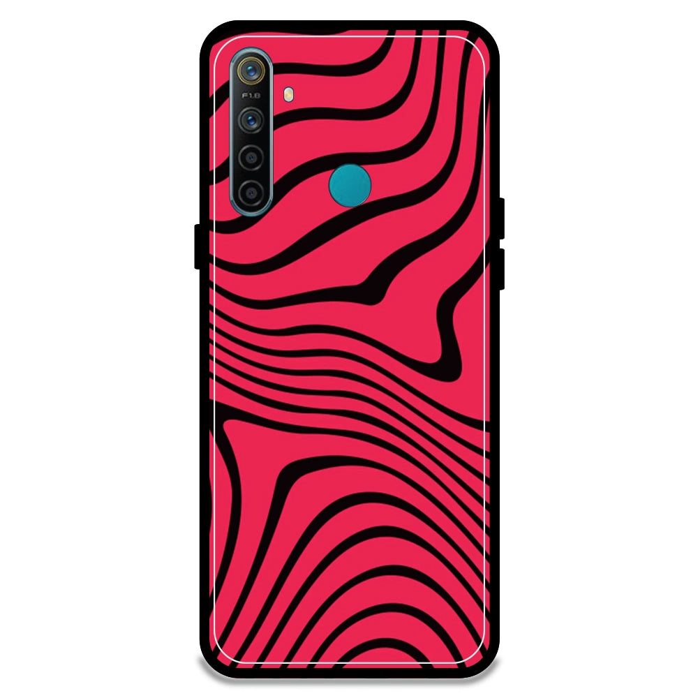 Pink Waves - Armor Case For Realme Models Realme 5i