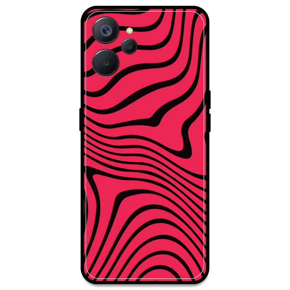 Pink Waves - Armor Case For Realme Models Realme 9i 5G