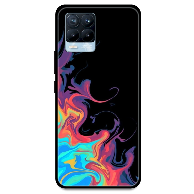 Rainbow Watermarble - Armor Case For Realme Models Realme 8 Pro