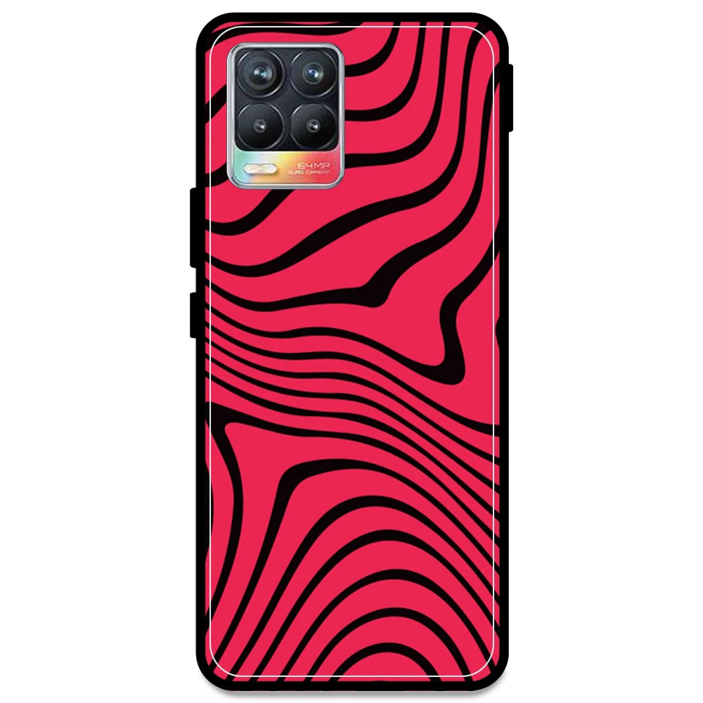 Pink Waves - Armor Case For Realme Models Realme 8 4G
