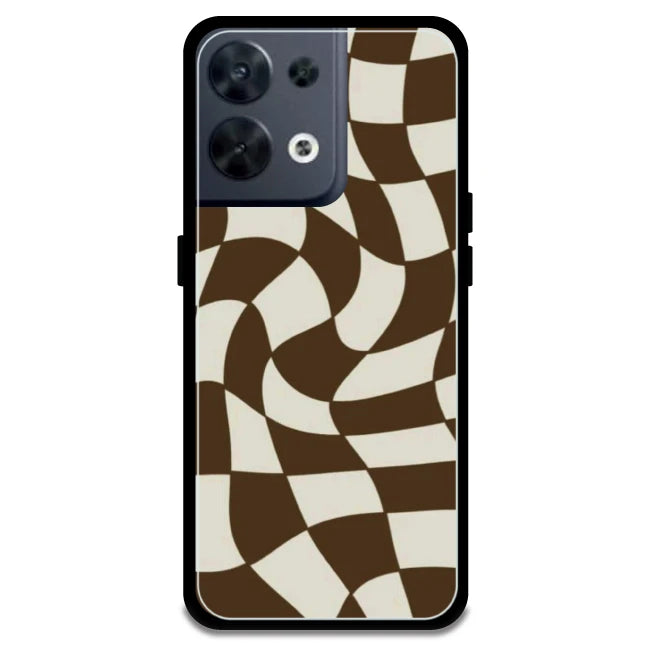 Brown Checks - Armor Case For Oppo Models Oppo Reno 8 5G