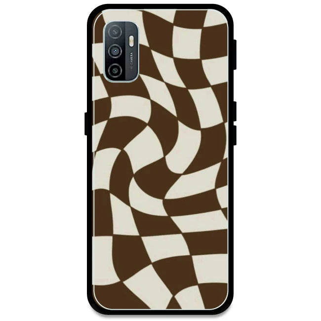 Brown Checks - Armor Case For Oppo Models Oppo A33