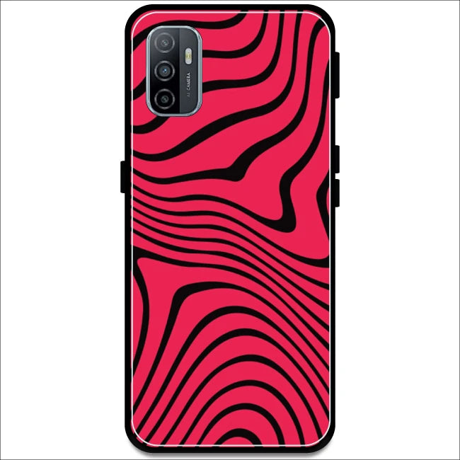 Pink Waves - Armor Case For Oppo Models Oppo A53 2020