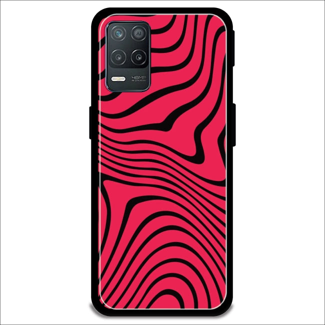 Pink Waves - Armor Case For Realme Models Realme 8 5G