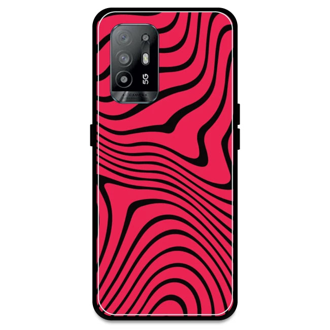 Pink Waves - Armor Case For Oppo Models Oppo A94 5G