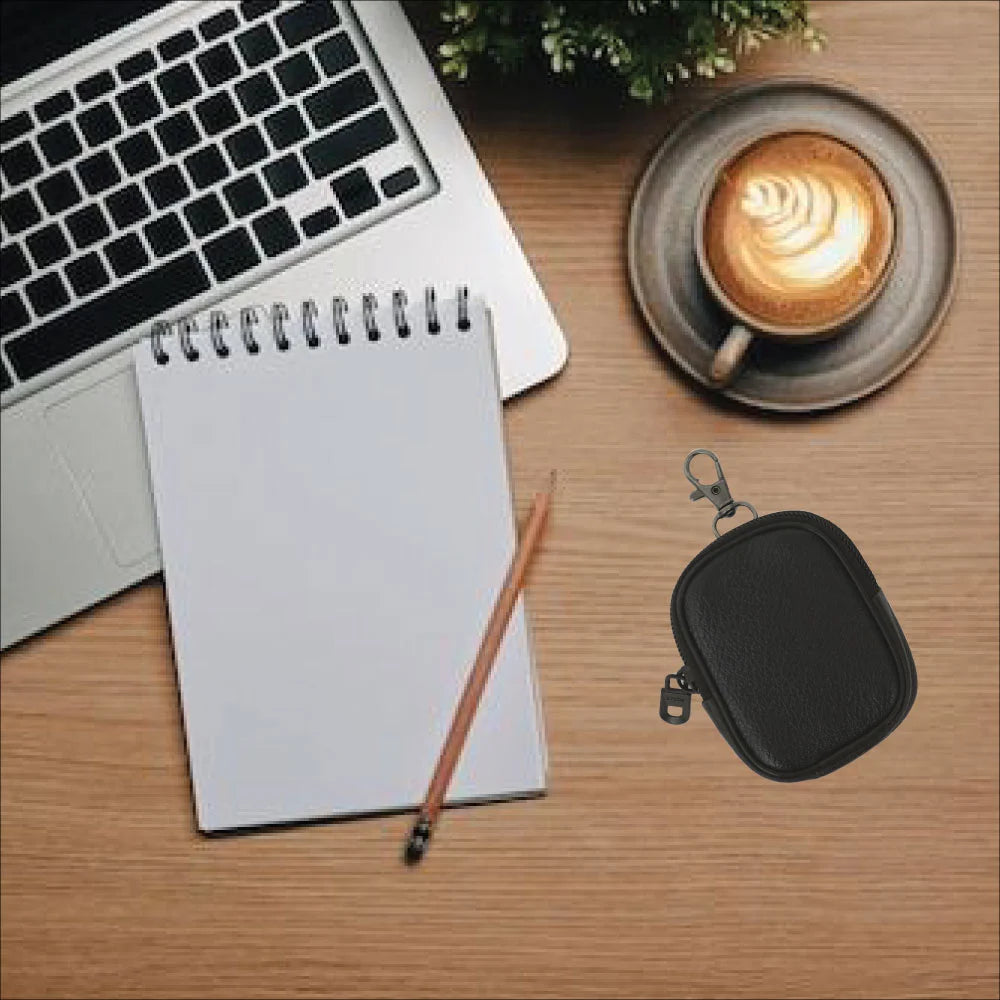 Black Leather - EarPods Pouches