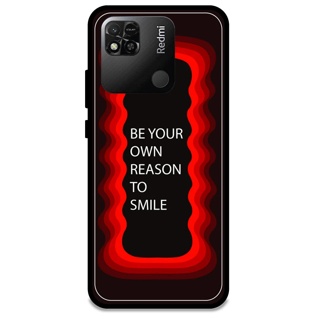 'Be Your Own Reason To Smile' - Red Armor Case For Redmi Models Redmi Note 10A