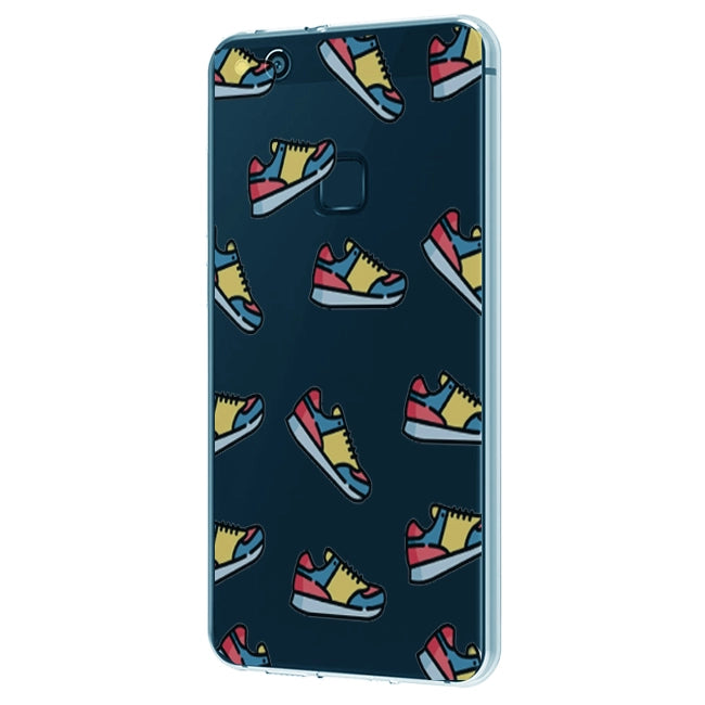 Sneakers - Clear Printed Silicone Case For Samsung Models infographic