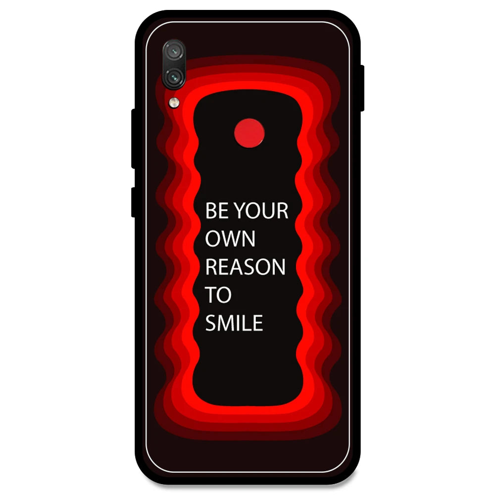 'Be Your Own Reason To Smile' - Red Armor Case For Redmi Models Redmi Note 7