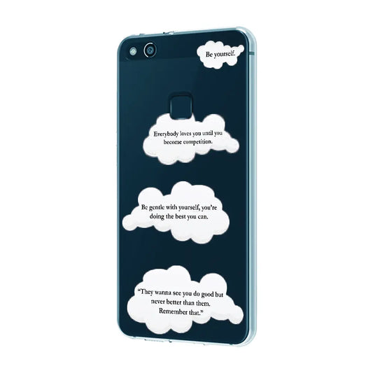 Clouds Quotes - Clear Printed Silicone Case For OnePlus Infographic