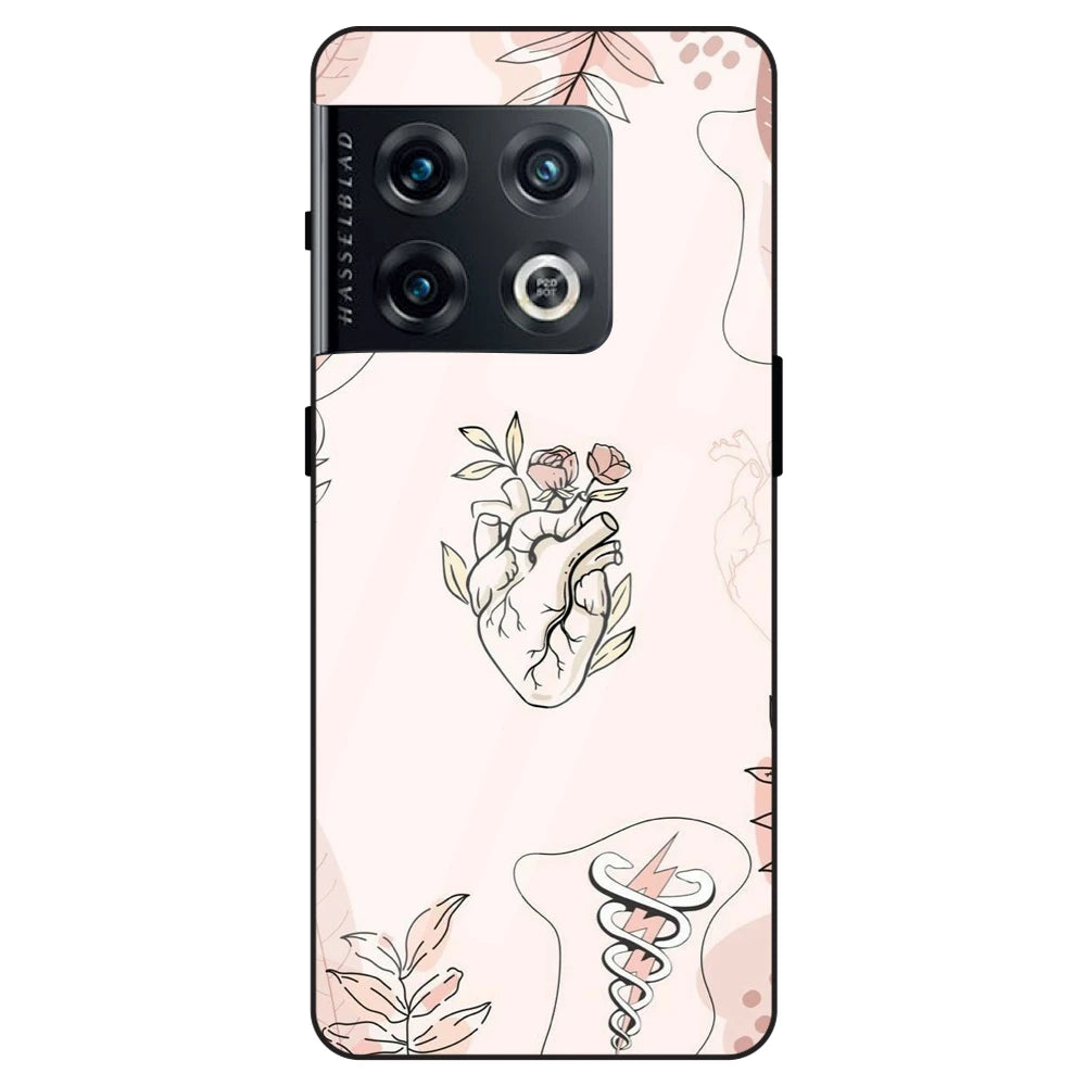 Hearts And Flowers - Glass Case for OnePlus 11