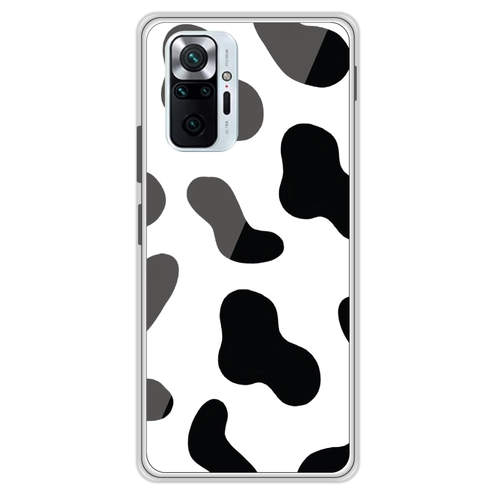 Cow Print - Clear Printed Case For Redmi Models