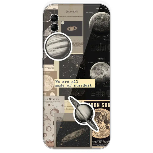 Planets - Printed Silicone Case For Samsung Galaxy A04