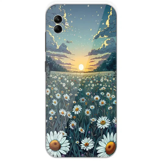 Daisy Sunset - Printed Silicone Case For Samsung Galaxy A04