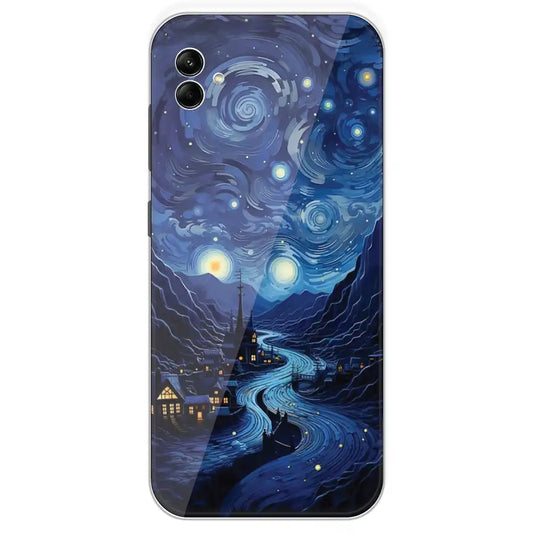 The Starry Night - Printed Silicone Case For Samsung Galaxy A04