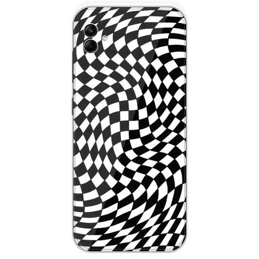 Checks - Printed Silicone Case For Samsung Galaxy A04
