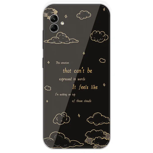 On Top Of Those Clouds - Printed Silicone Case For Samsung Galaxy A04