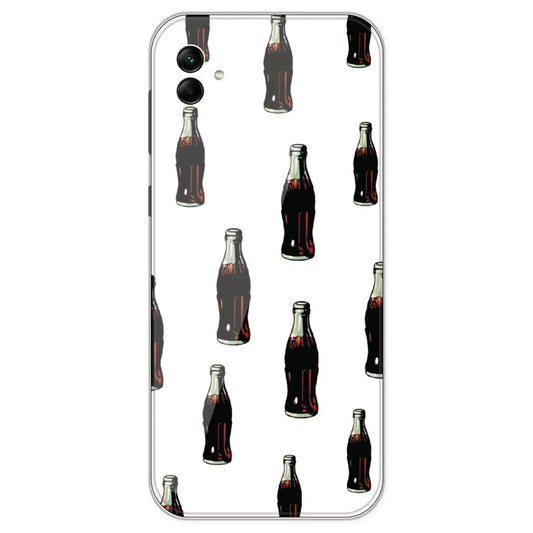 Soft Drink - Clear Printed Silicone Case For Samsung Galaxy A04