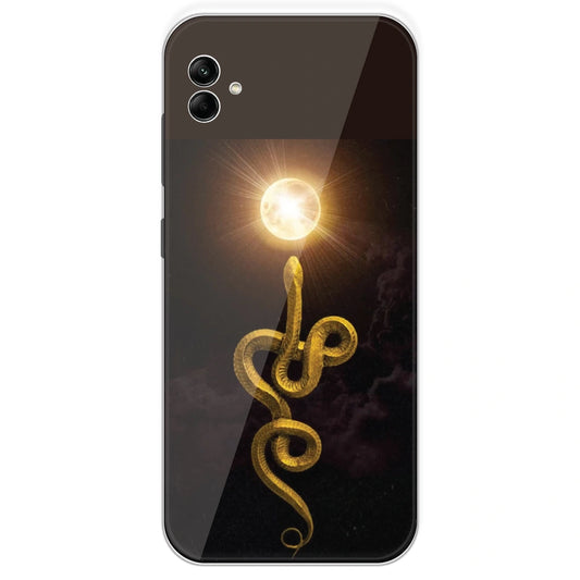 Golden Serpent - Printed Silicone Case For Samsung Galaxy A04