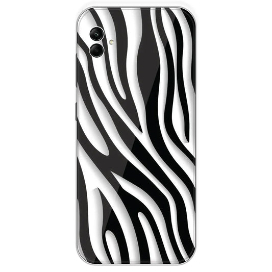 Zebra Print - Printed Silicone Case For Samsung Galaxy A04