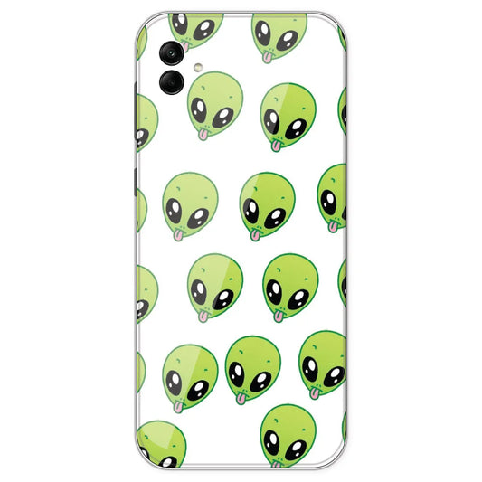 Alien - Clear Printed Silicone Case For Samsung Galaxy A04