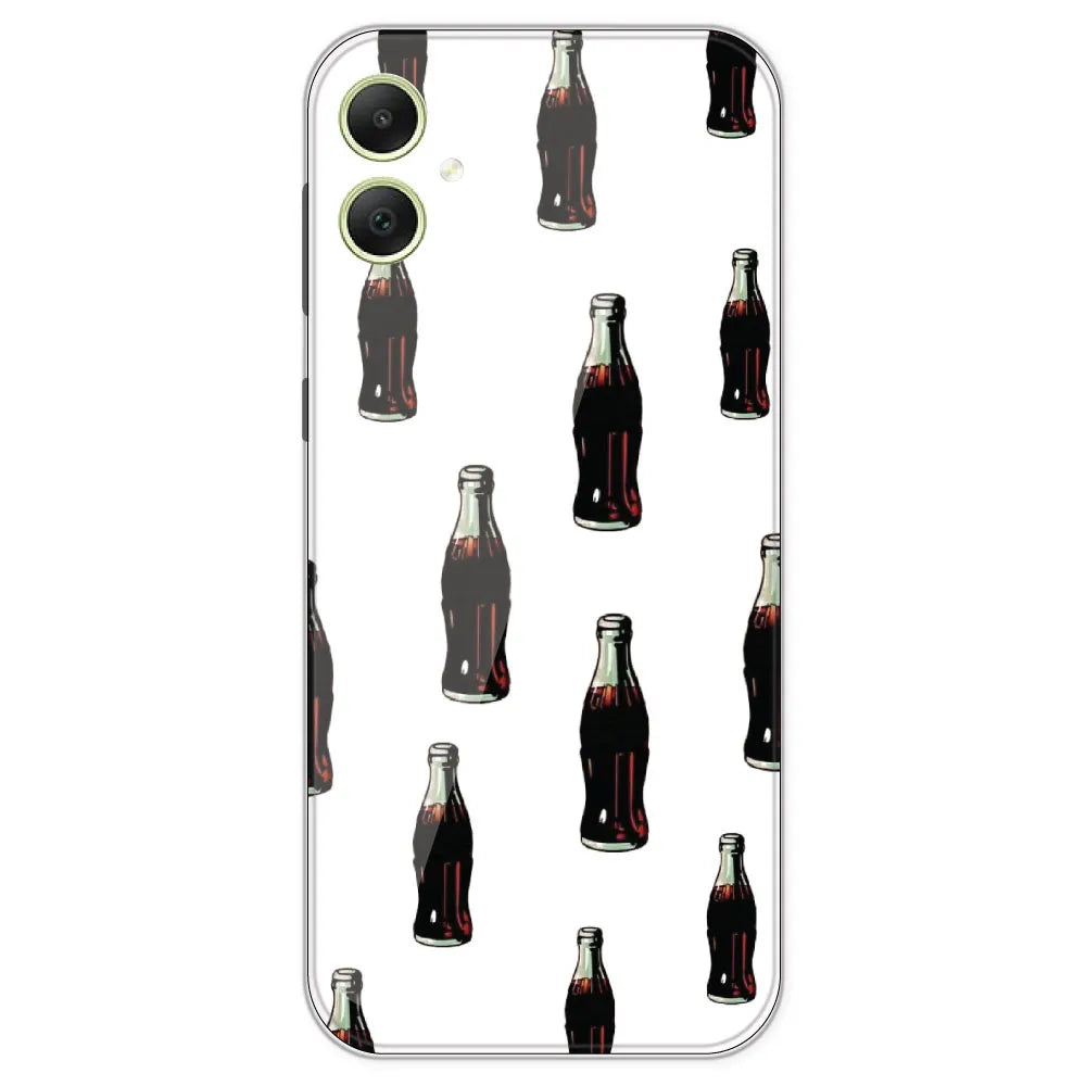 Soft Drink - Clear Printed Silicone Case For Samsung Galaxy A05