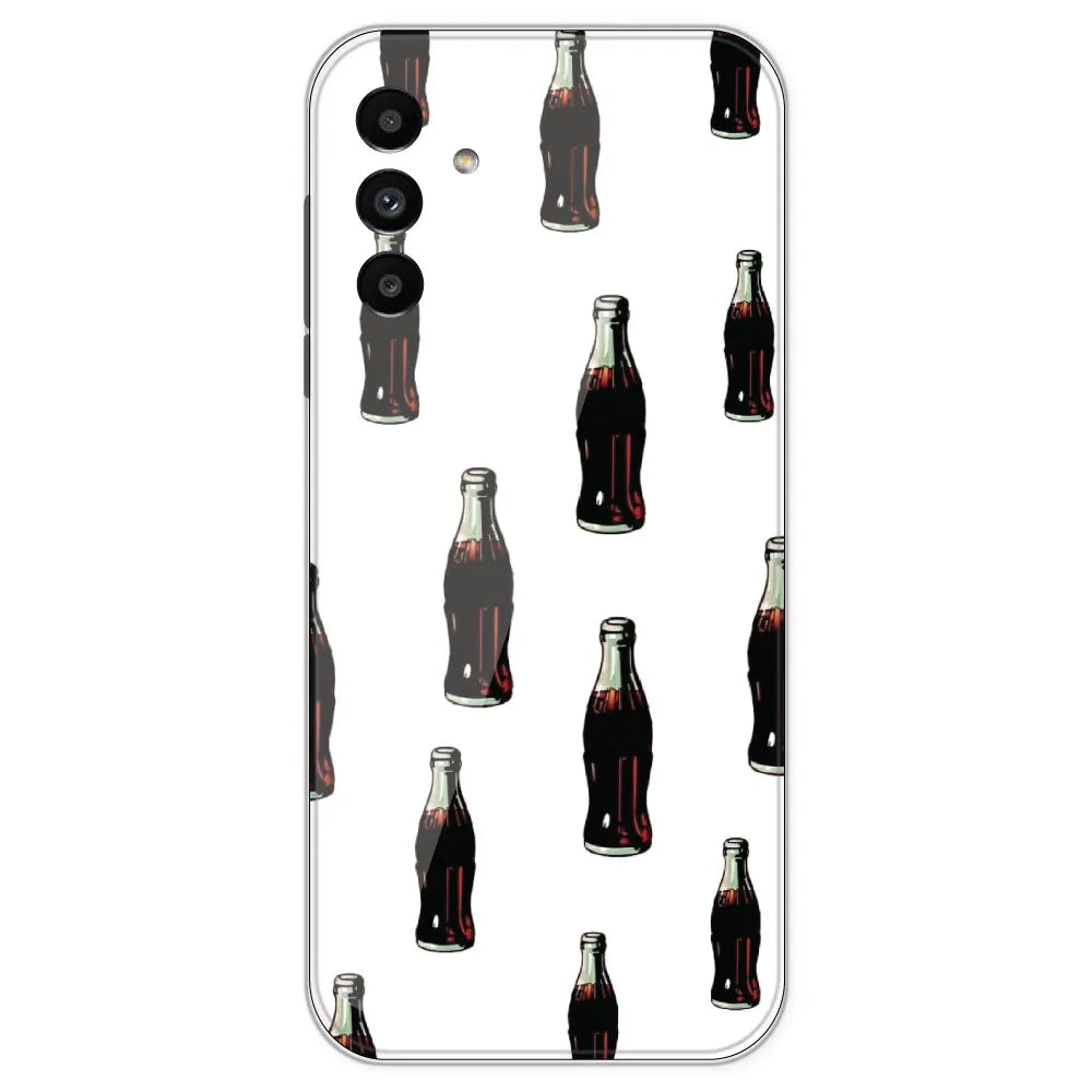 Soft Drink - Clear Printed Silicone Case For Samsung Galaxy A13